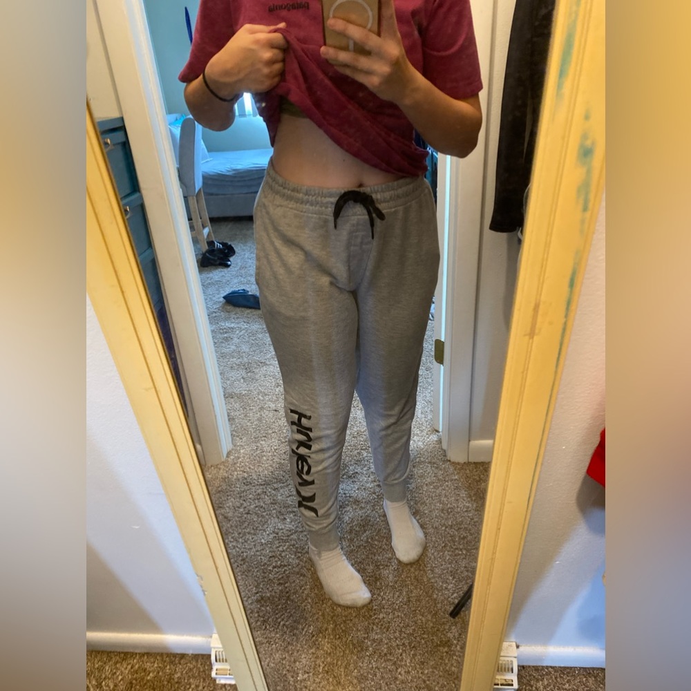 grey hurley sweatpants